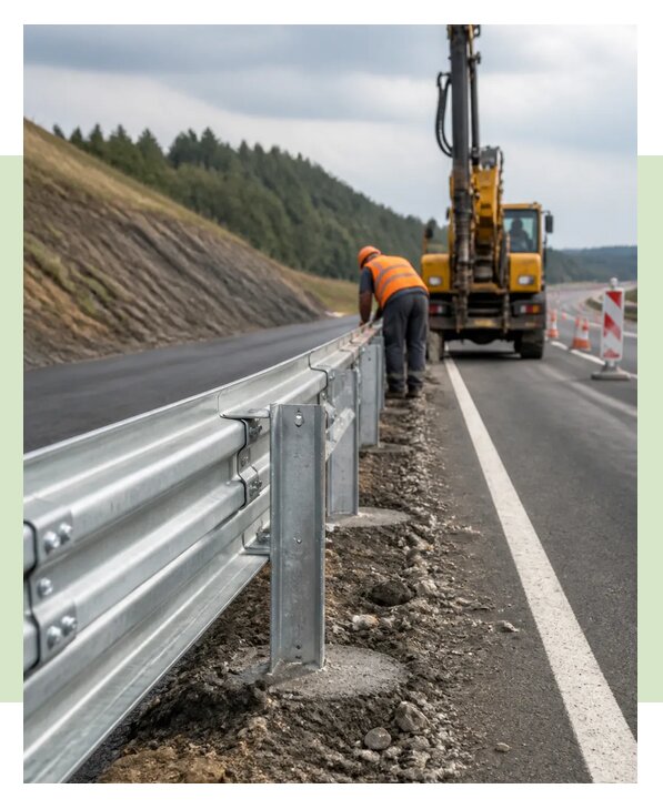 Дорожные ограждения под ключ с установкой в Шахтах